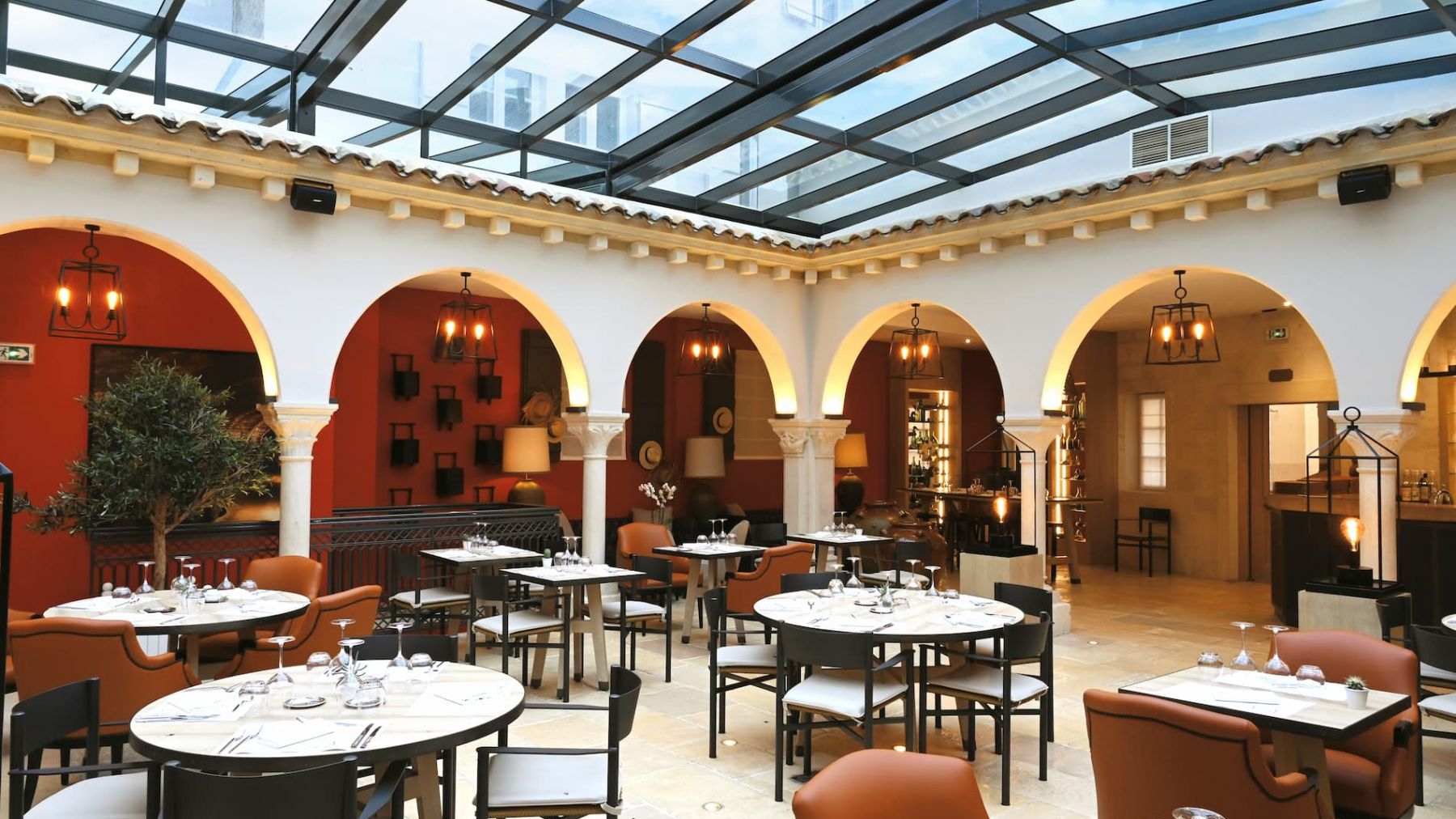 Brasserie in Tournus, Hotel Le Rempart